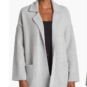 NWT Thread & Supply Women's Size Large Gray Open Front Cardigan Coat
